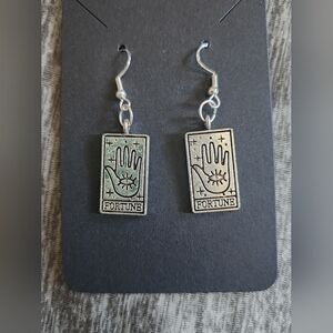 Fortune tarot earrings